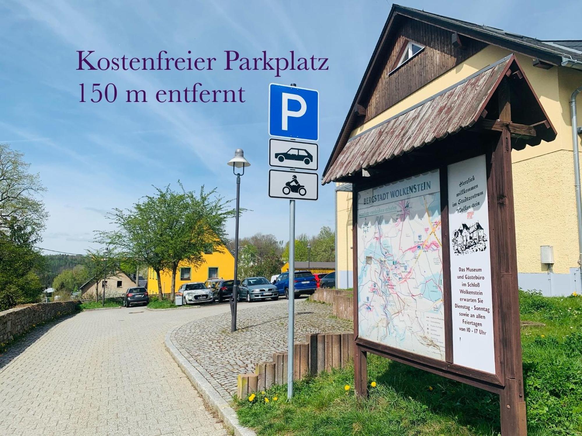 Am Schloss Wolkenstein, 86M2, 3Br, Babybett, Office 외부 사진