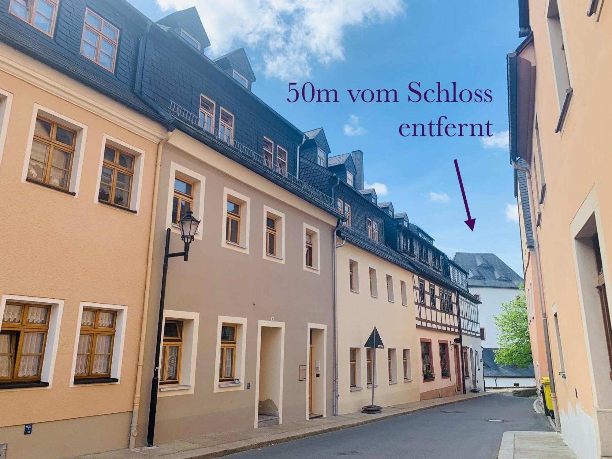 Am Schloss Wolkenstein, 86M2, 3Br, Babybett, Office 외부 사진