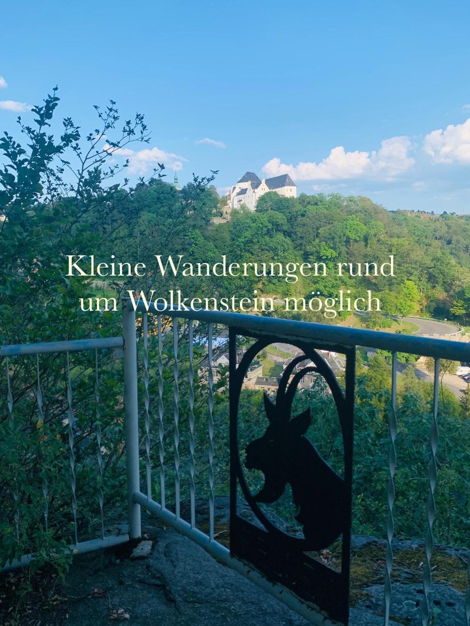Am Schloss Wolkenstein, 86M2, 3Br, Babybett, Office 외부 사진