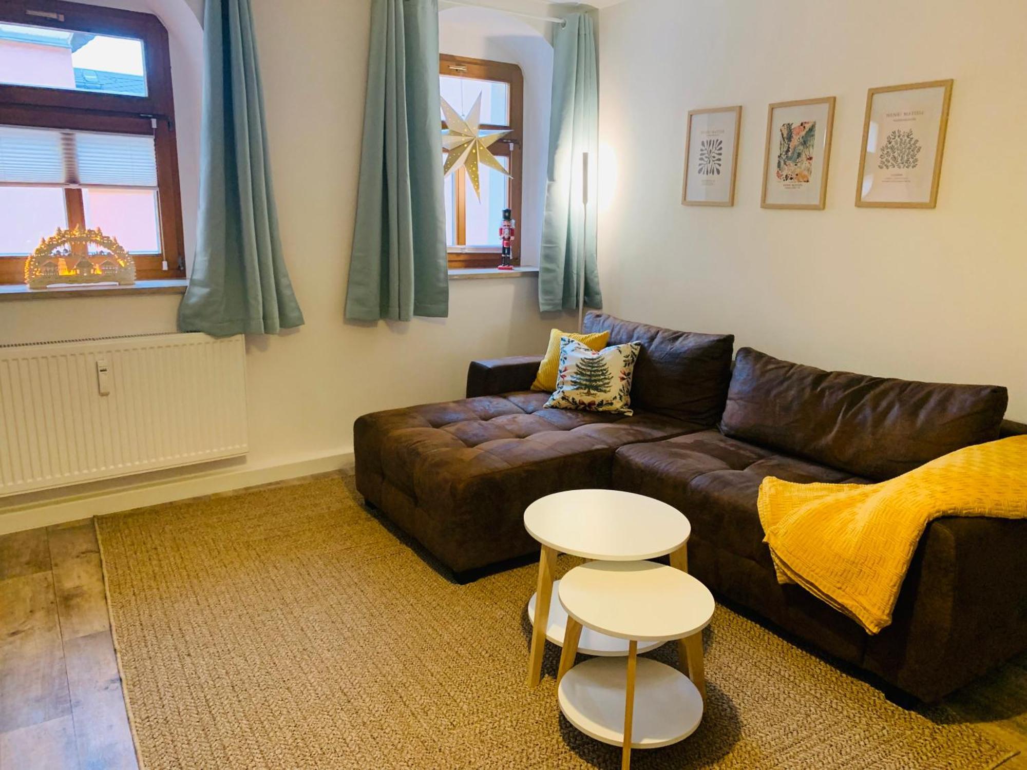Am Schloss Wolkenstein, 86M2, 3Br, Babybett, Office 외부 사진